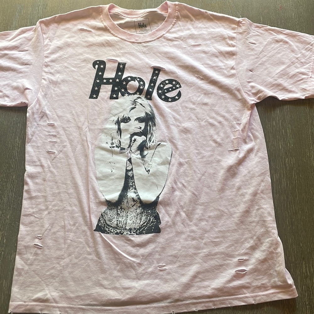 Hole band shirt